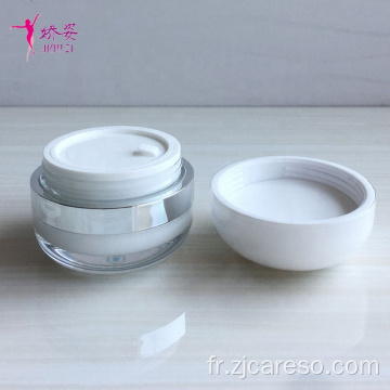 Emballage Pot de crème de bouteille de lotion cosmétique de forme ovale